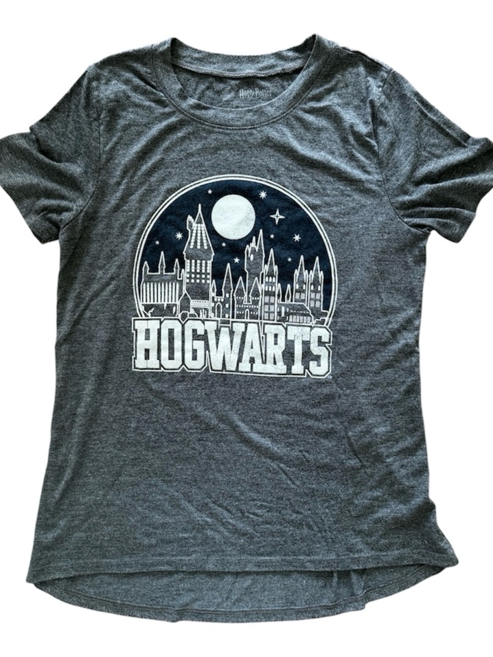🧹Kids Hogwarts Graphic Tee - Heather Charcoal